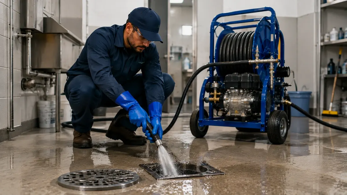 Floor Drain Hydro Jet Cleaning in Lake Isabella