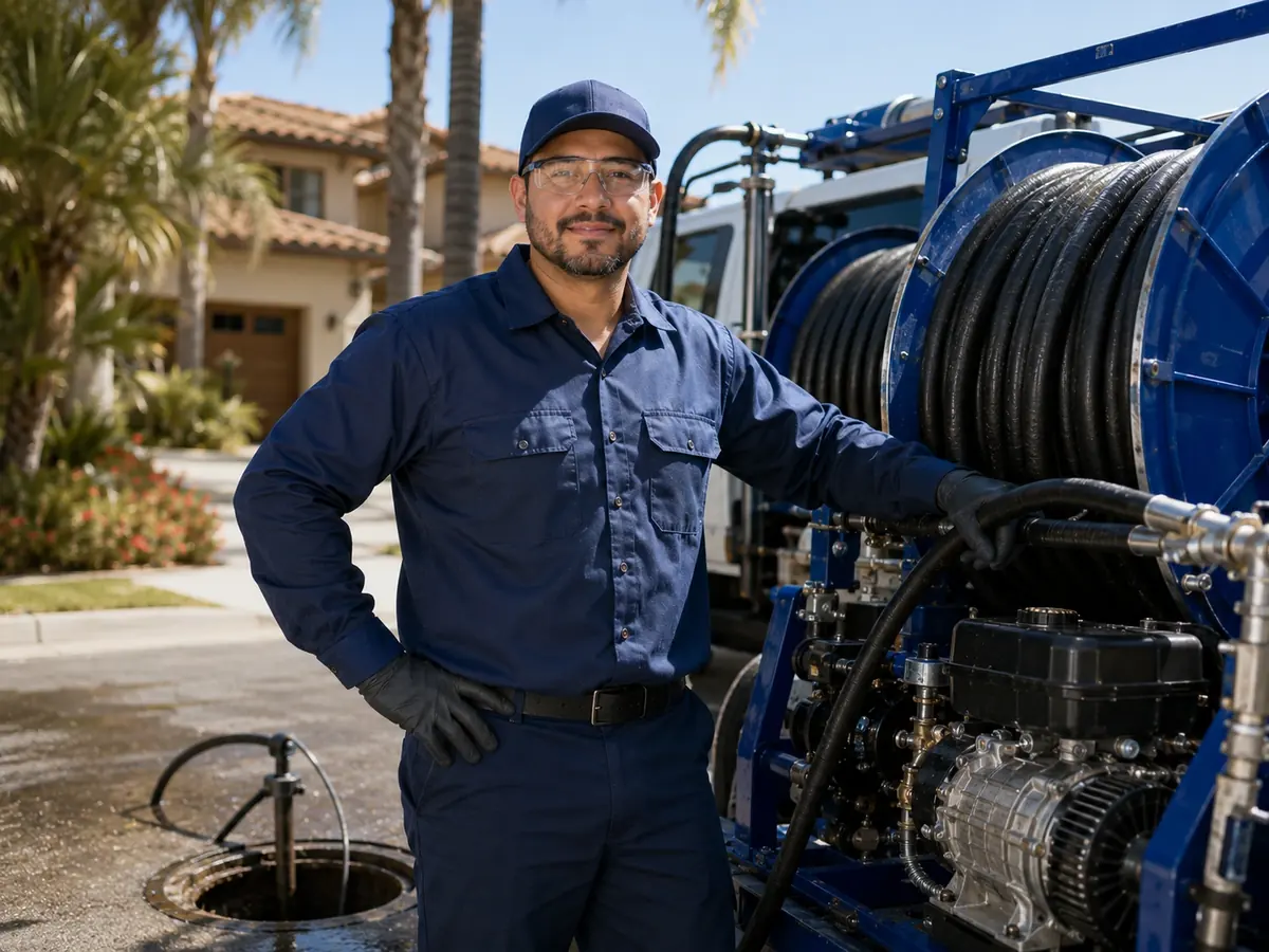 Hydro jet sewer cleaning in Lake Isabella