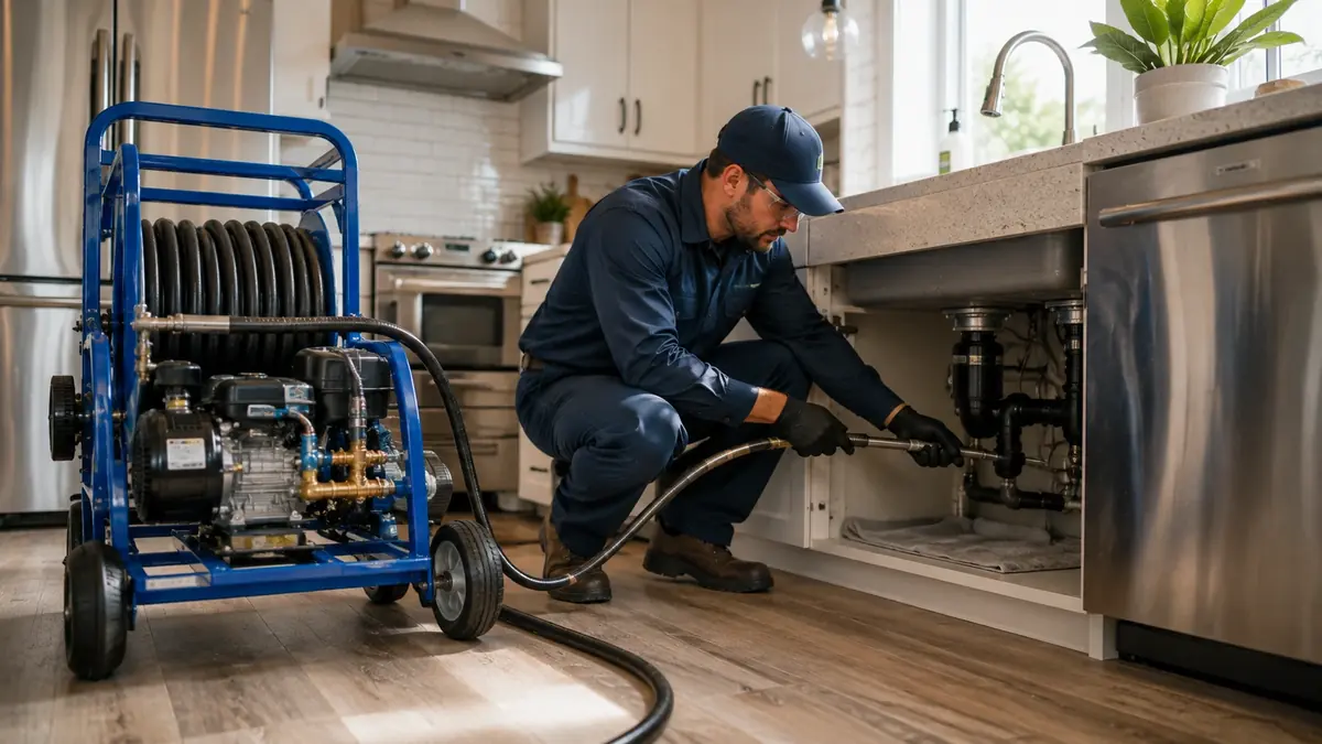 Kitchen Drain Hydro Jetting in Lake Isabella