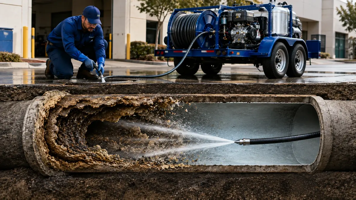 Sewer Pipe Descaling in Lake Isabella
