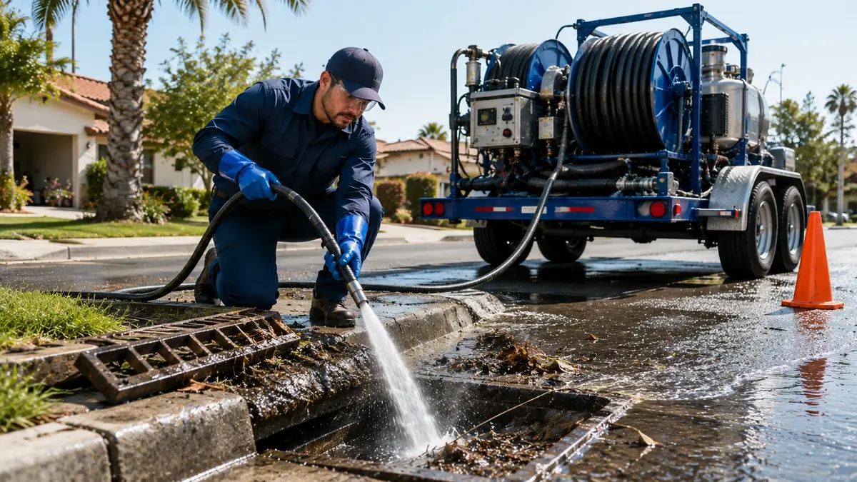 Storm Drain Hydro Jet Cleaning in Lake Isabella